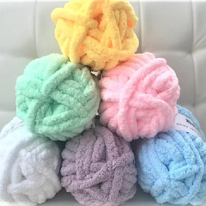 Thick Yarn Knitted Blanket