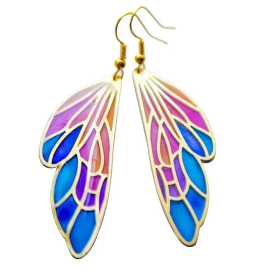 Fairy / Butterfly Wings Drop Earrings