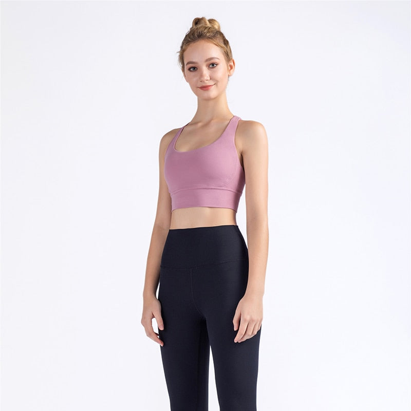 Breathable Women's Yoga Top/Bra