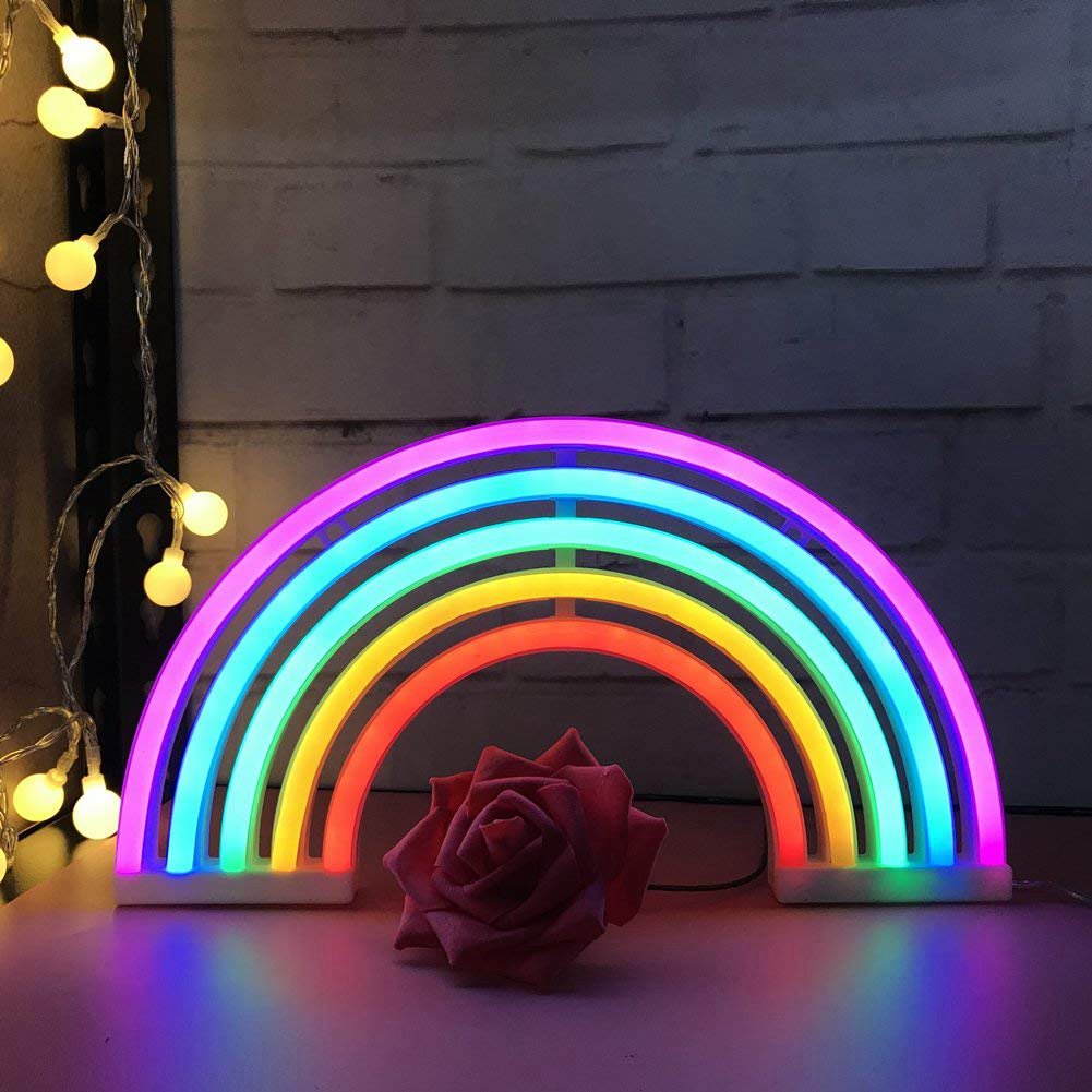 Cute Rainbow Neon Sign