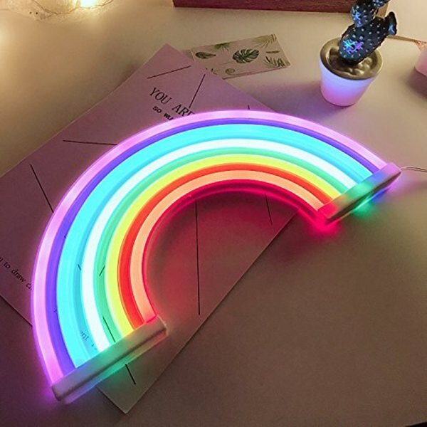 Cute Rainbow Neon Sign