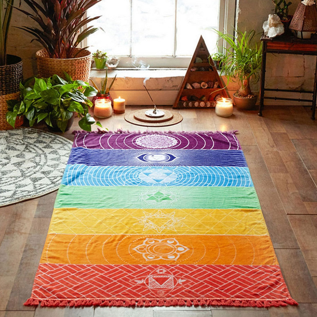 Chakra Design Wall Hanger / Beach Cloth